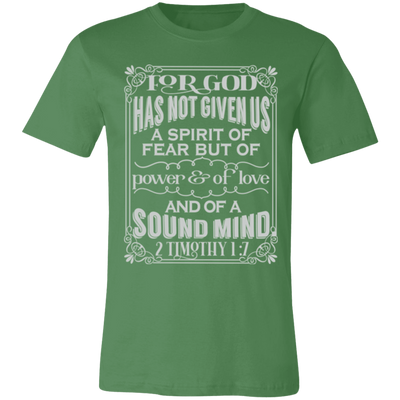 2 Timothy 1:7 SS 2 Timothy 1:7 SS