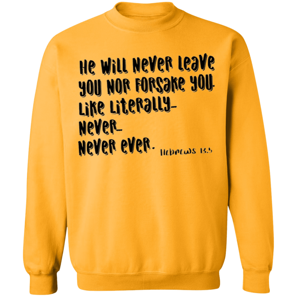 Hebrews 13:5 SW