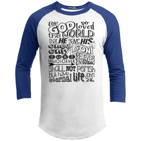 Kids John 3:16 Jersey