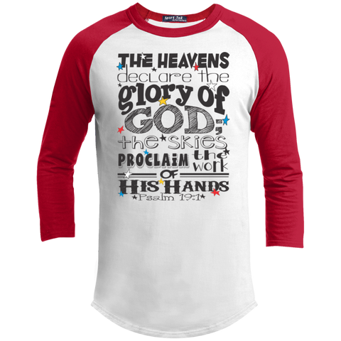 Kids Psalm 19:1 3/4 Jersey